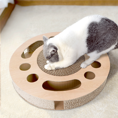 Juguete inteligente  rascador para gatos 2 en 1